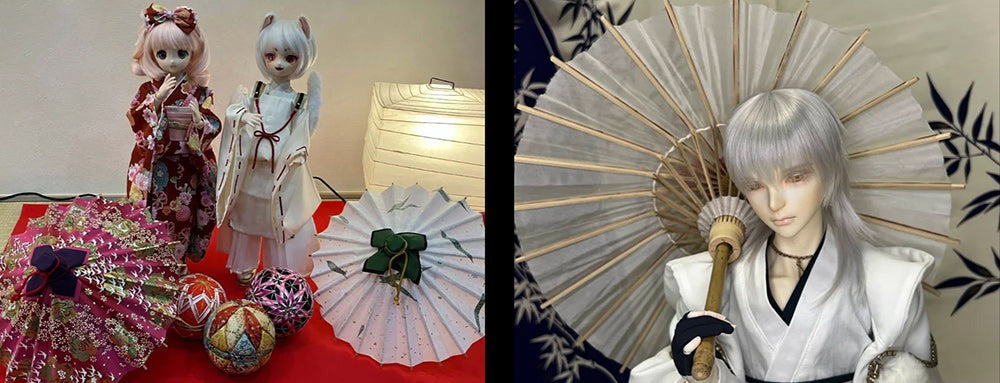 和傘を選ぶ(姫和傘)