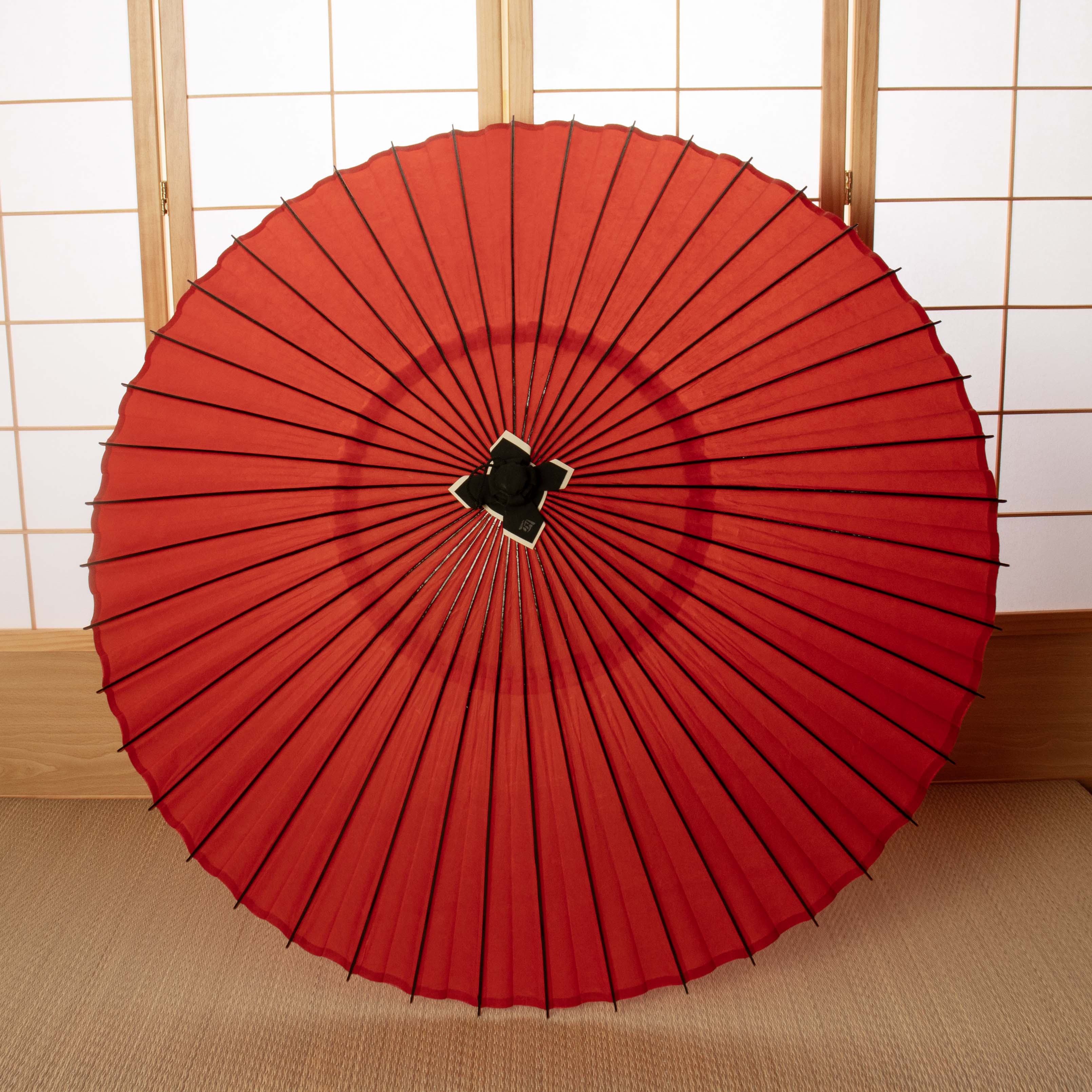 辻倉特撰無地 黒竹 銀朱