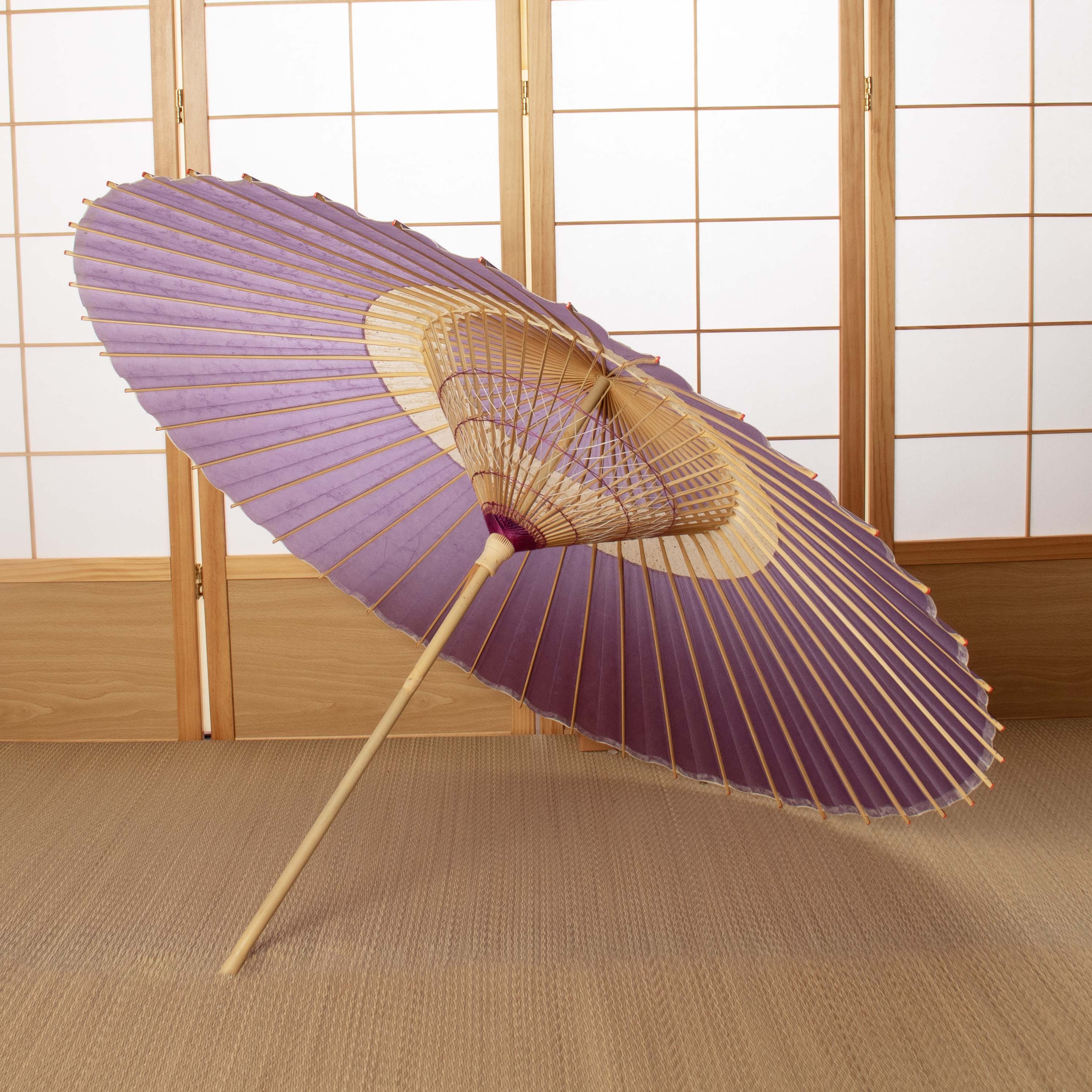 辻倉『極み』蛇の目柄/黒谷/藤霞