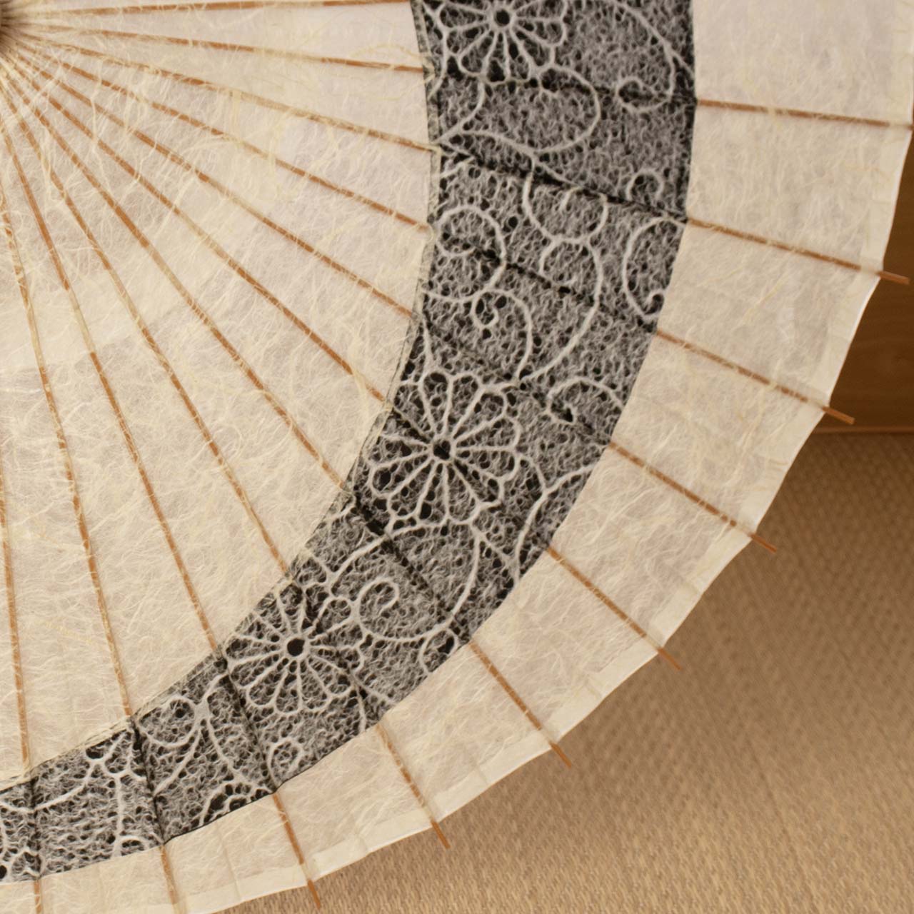 落水重ね 『菊唐草 黒霞』