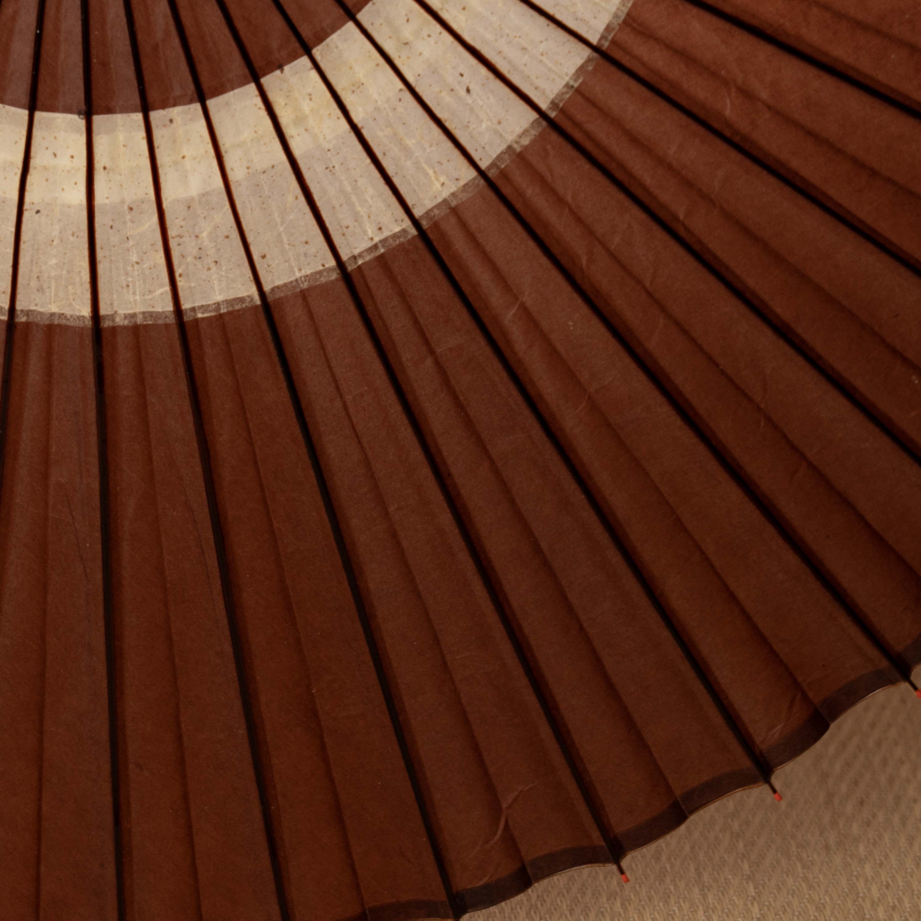 辻倉『極み』蛇の目柄/黒谷 / 団十郎茶