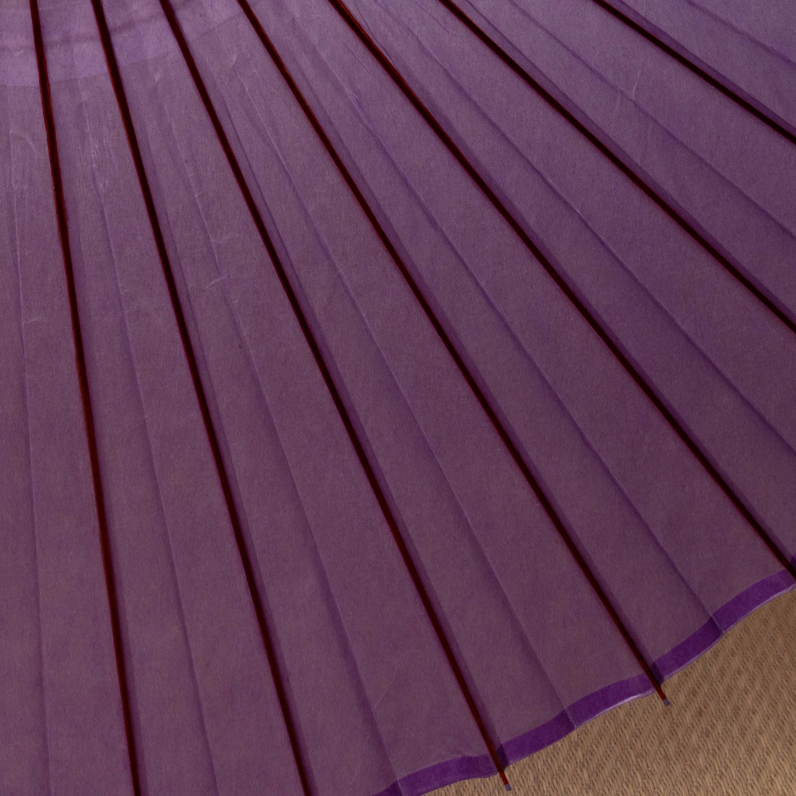 辻倉特撰無地 黒竹 春慶仕上げ あやめ色