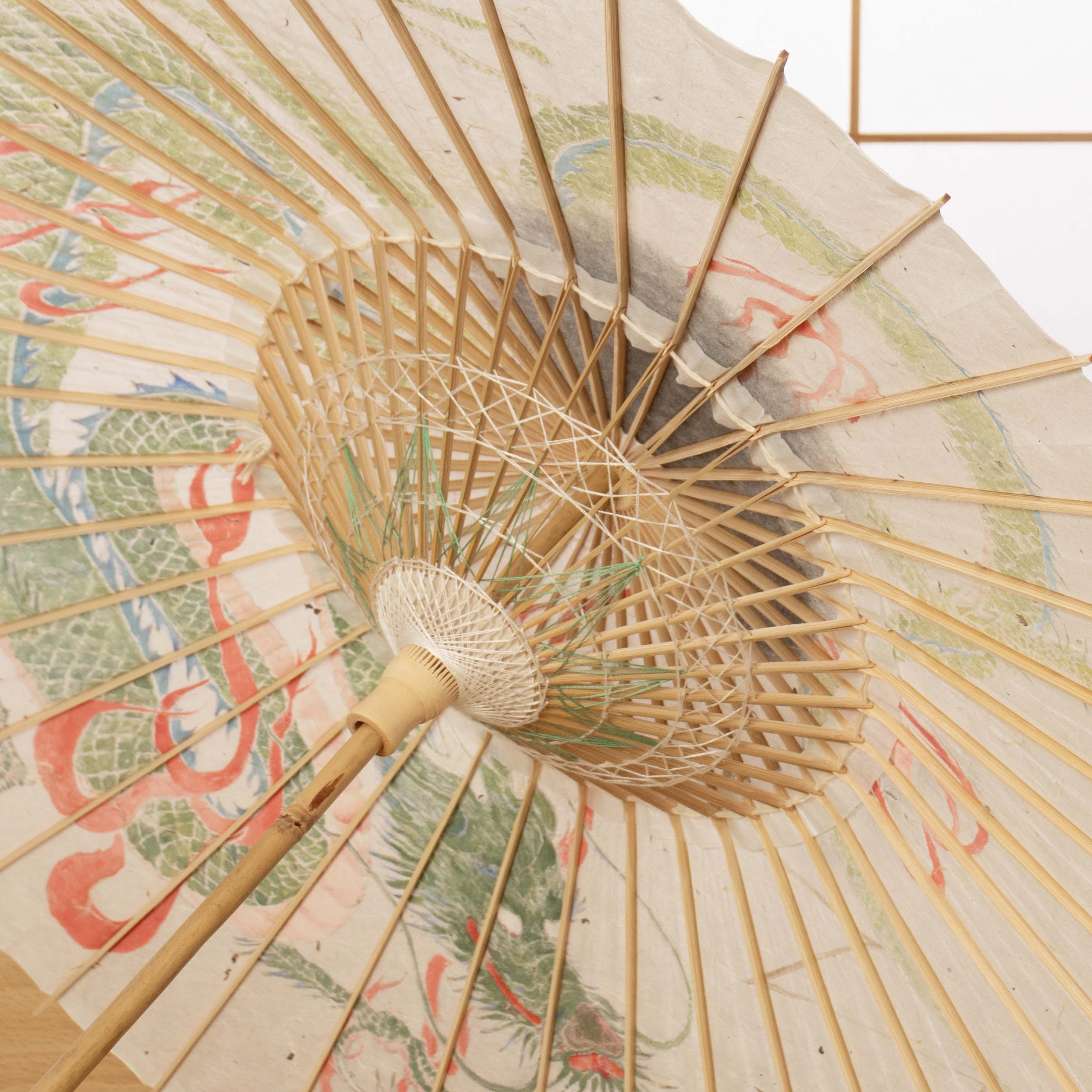 Hand-painted Japanese parasol “Tensho-Ryu"