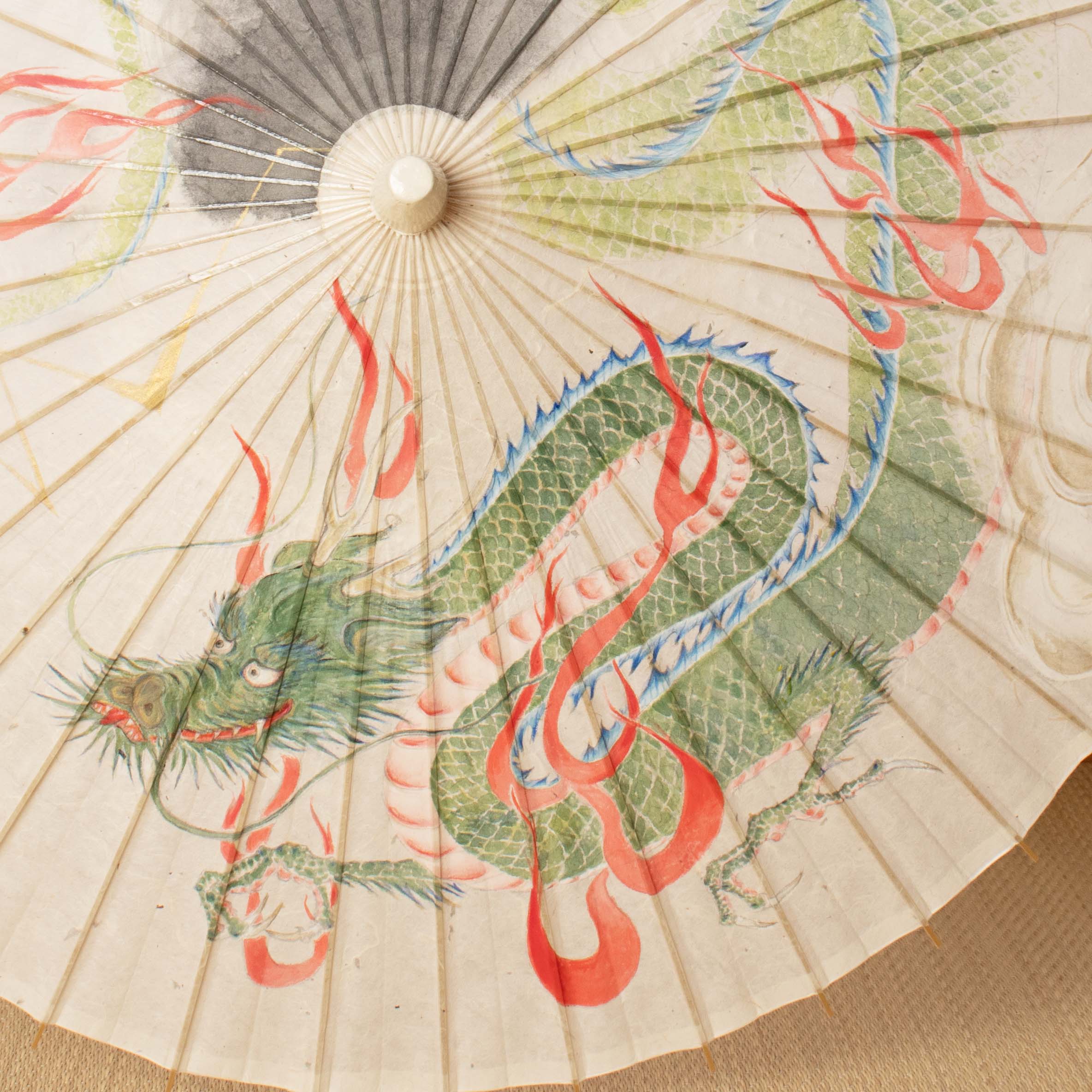Hand-painted Japanese parasol “Tensho-Ryu"