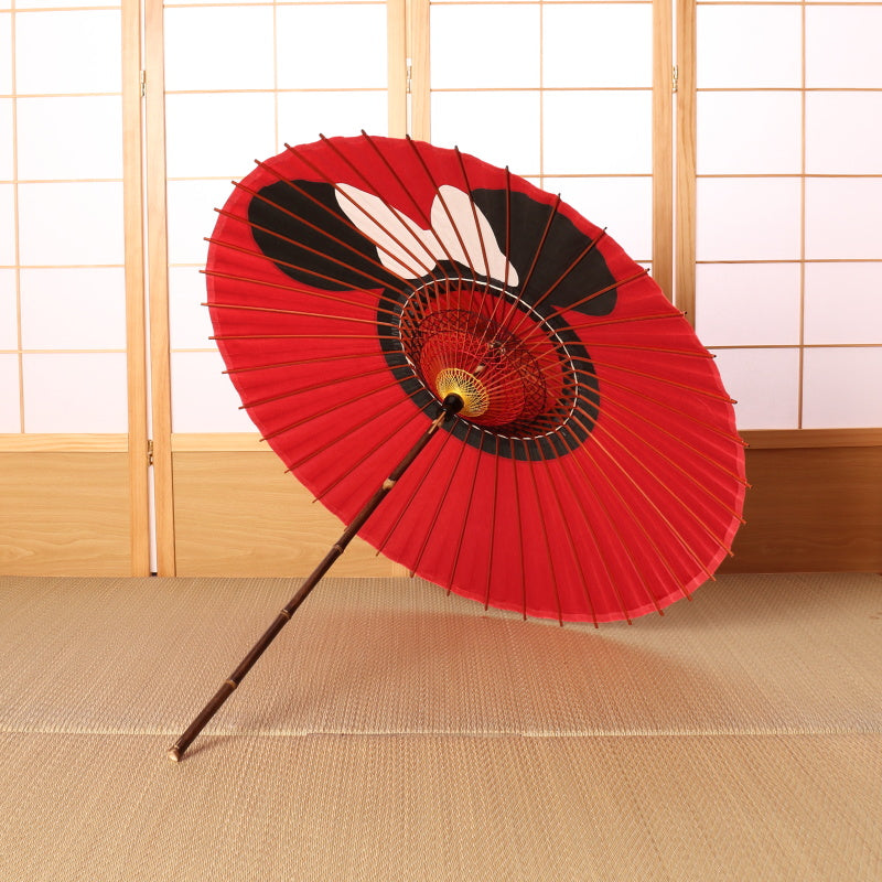 Disney/Kyoto Traditional Crafts Japanese Parasol 4 Minnie Snake Eye Pattern