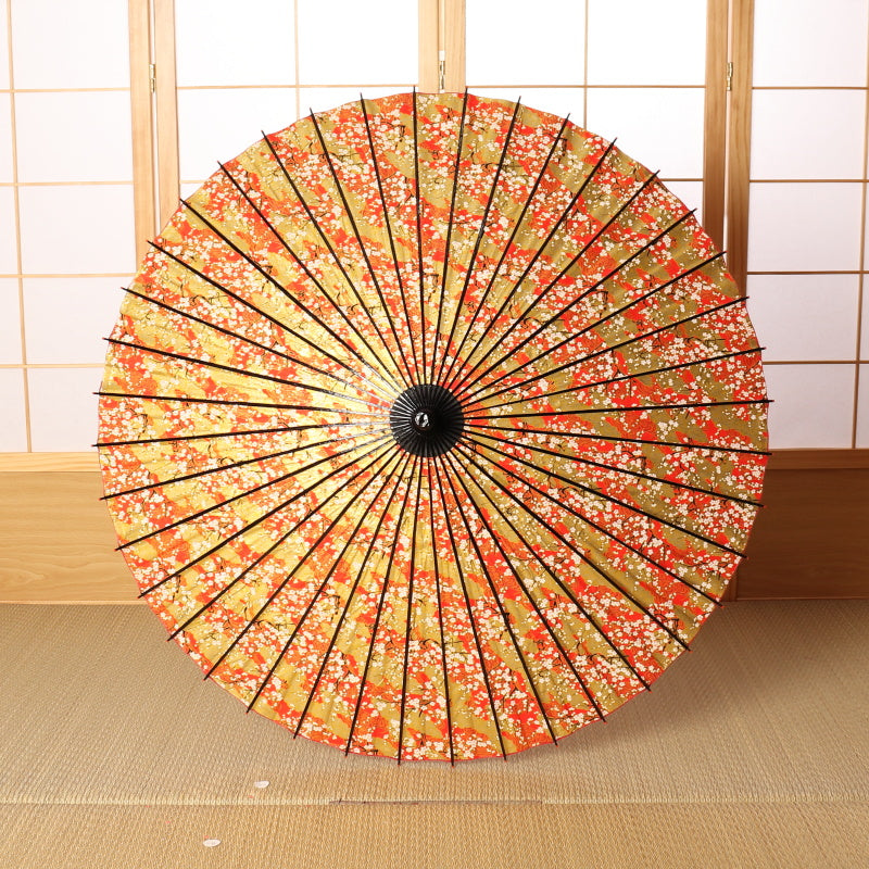 White plum blossoms/Gold color Kyoto style Yuzen