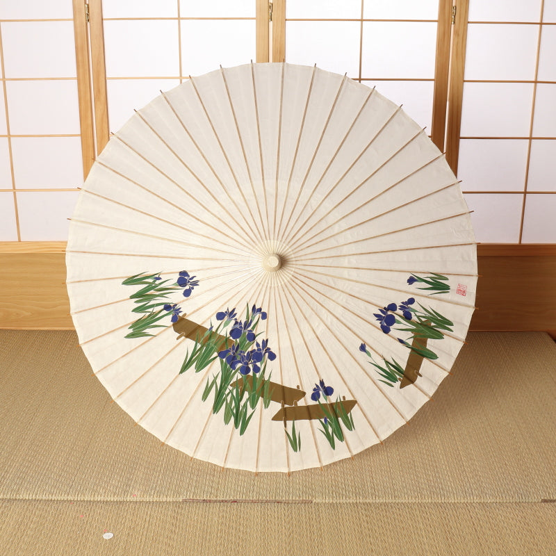 Ayame Yatsuhashi / Hand-painted Kyo-yuzen