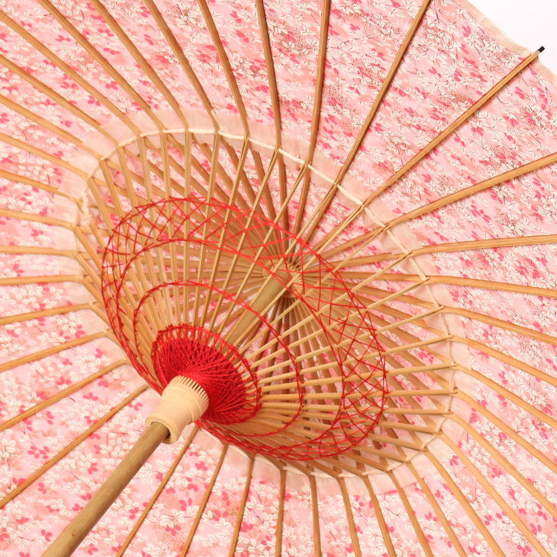 Japanese Parasol "Flower Blooming" Snow Willow/Pink