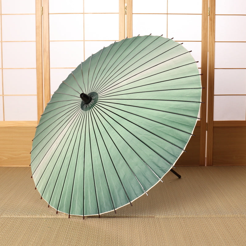 黒竹和日傘 『虹色染め』深碧