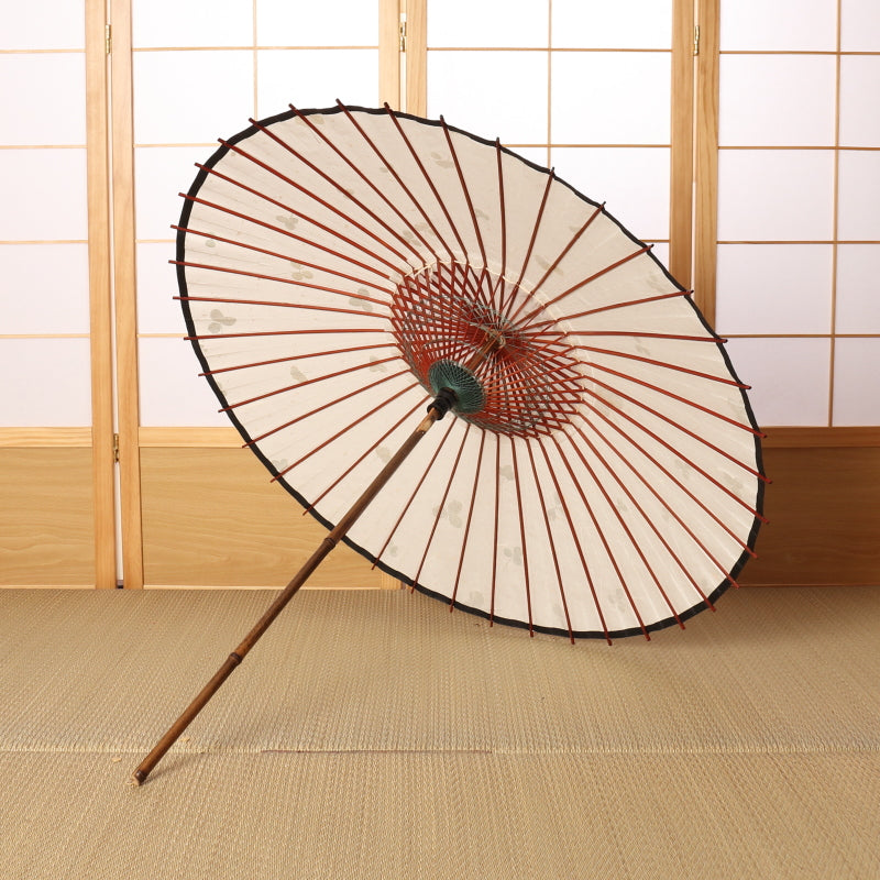 黒竹和日傘 透かし葉 『クローバー』