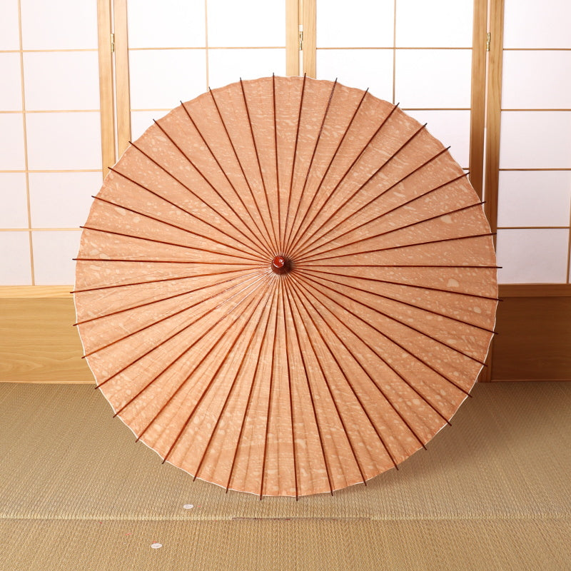 黒竹和日傘『縁』柿渋染め