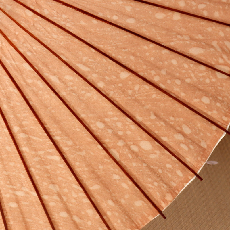 黒竹和日傘『縁』柿渋染め