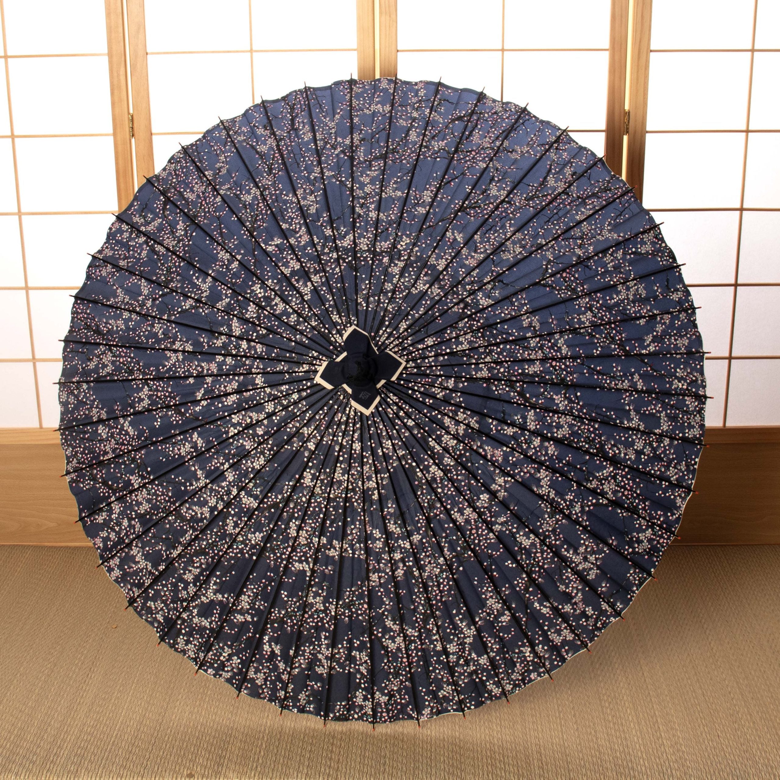 Blue and Ume Nagare / Kinsai Kyo-yuzen