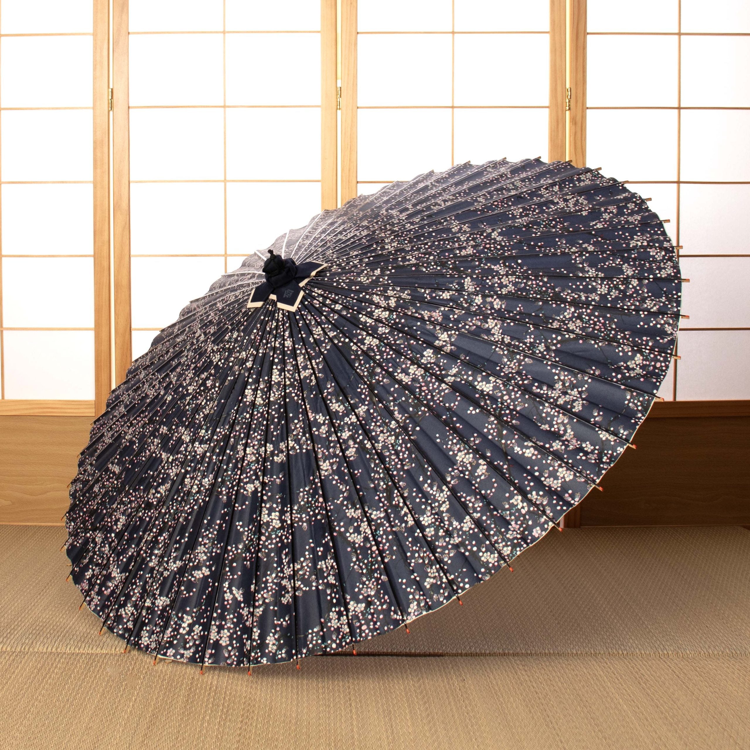 Blue and Ume Nagare / Kinsai Kyo-yuzen