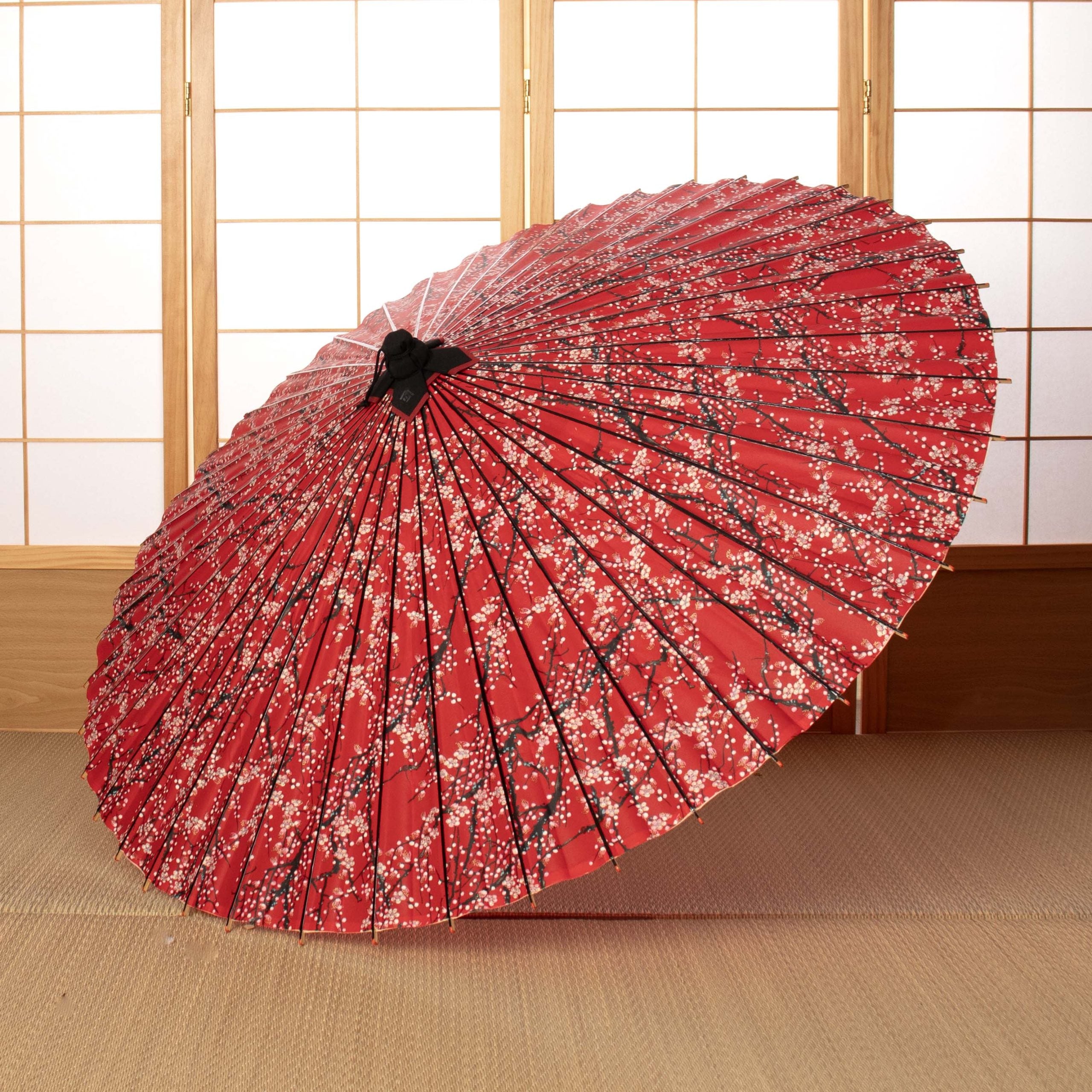 Red and Ume Nagare / Kinsai Kyo-yuzen