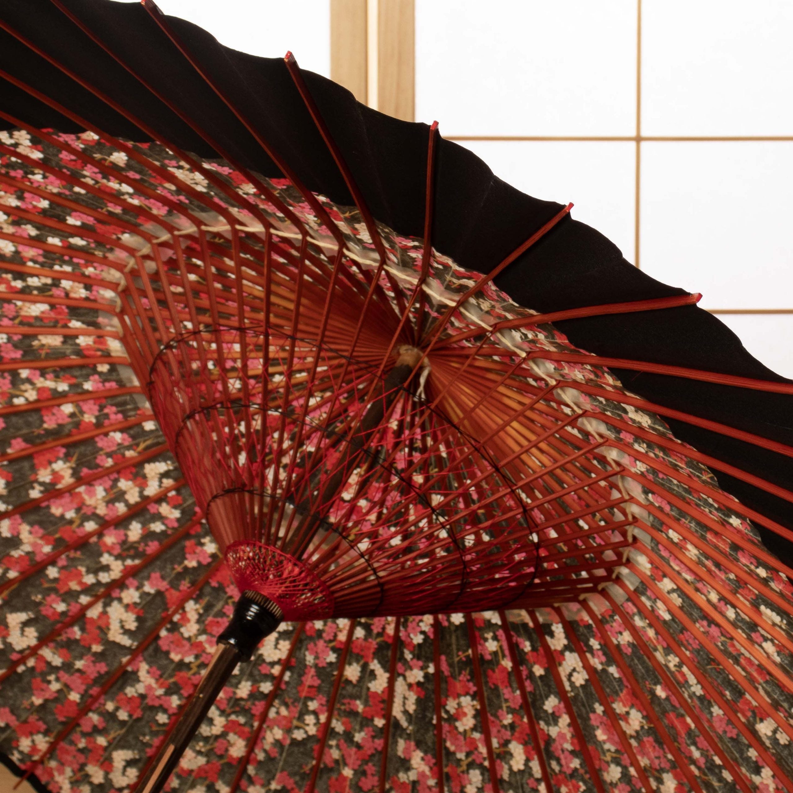 Plum and Moon Shadow(Red) / High Quality Tsukiyakko