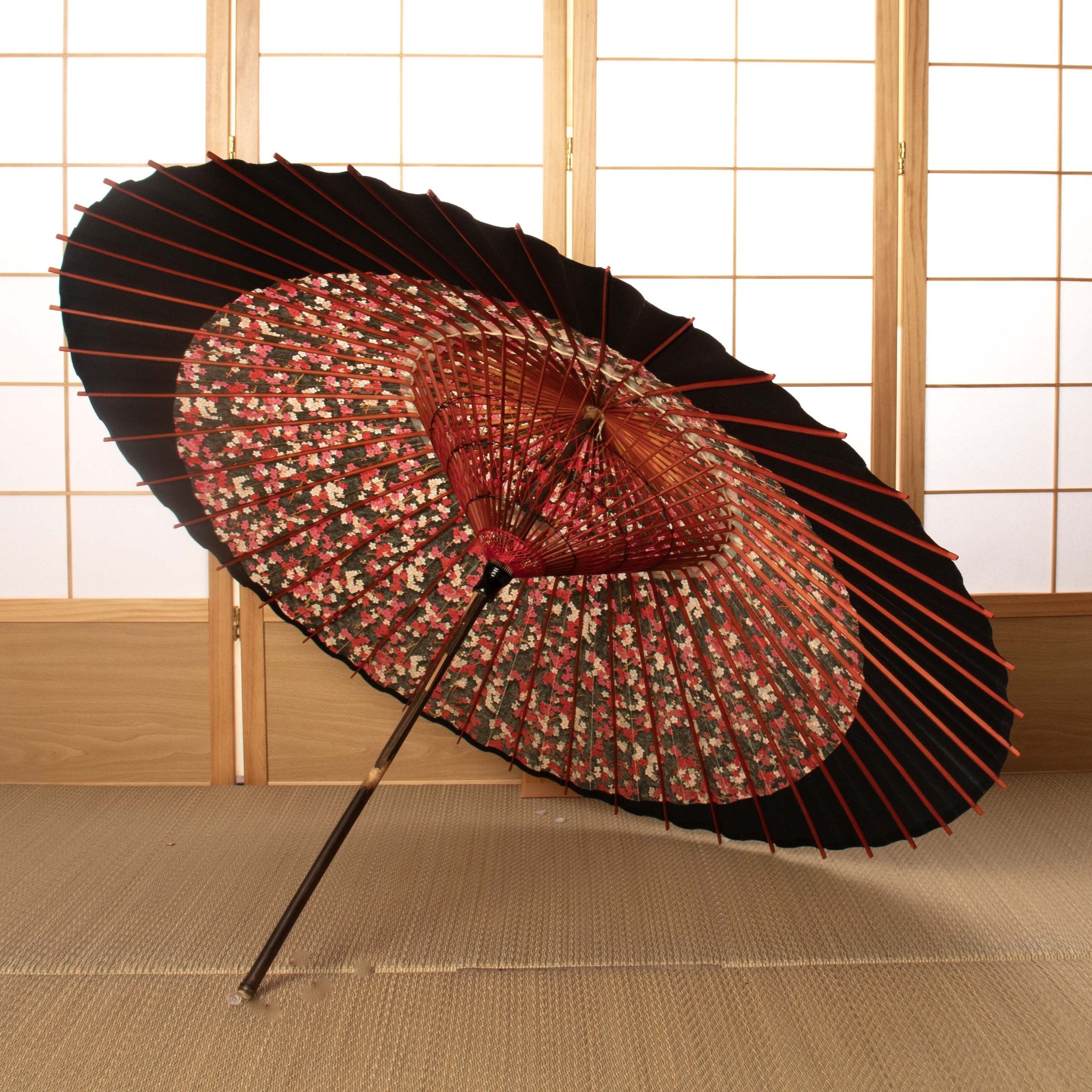 Plum and Moon Shadow(Red) / High Quality Tsukiyakko