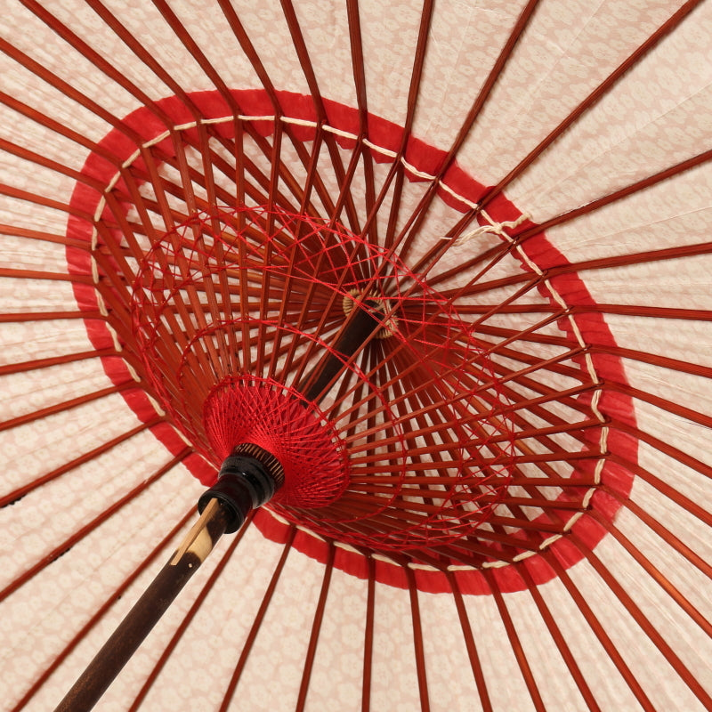 Black bamboo Japanese parasol Kyo Yuzen "Koume"