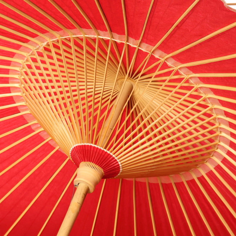 色番傘 紅