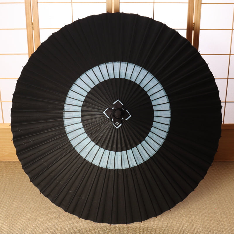 艶消し特選蛇の目柄 『漆黒に美空』