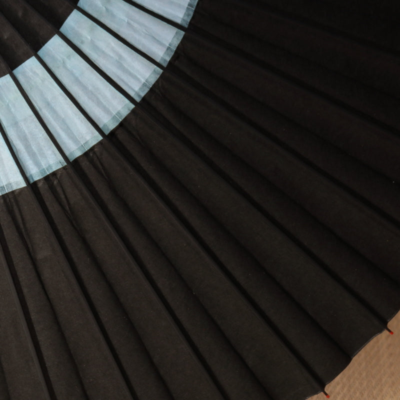 艶消し特選蛇の目柄 『漆黒に美空』