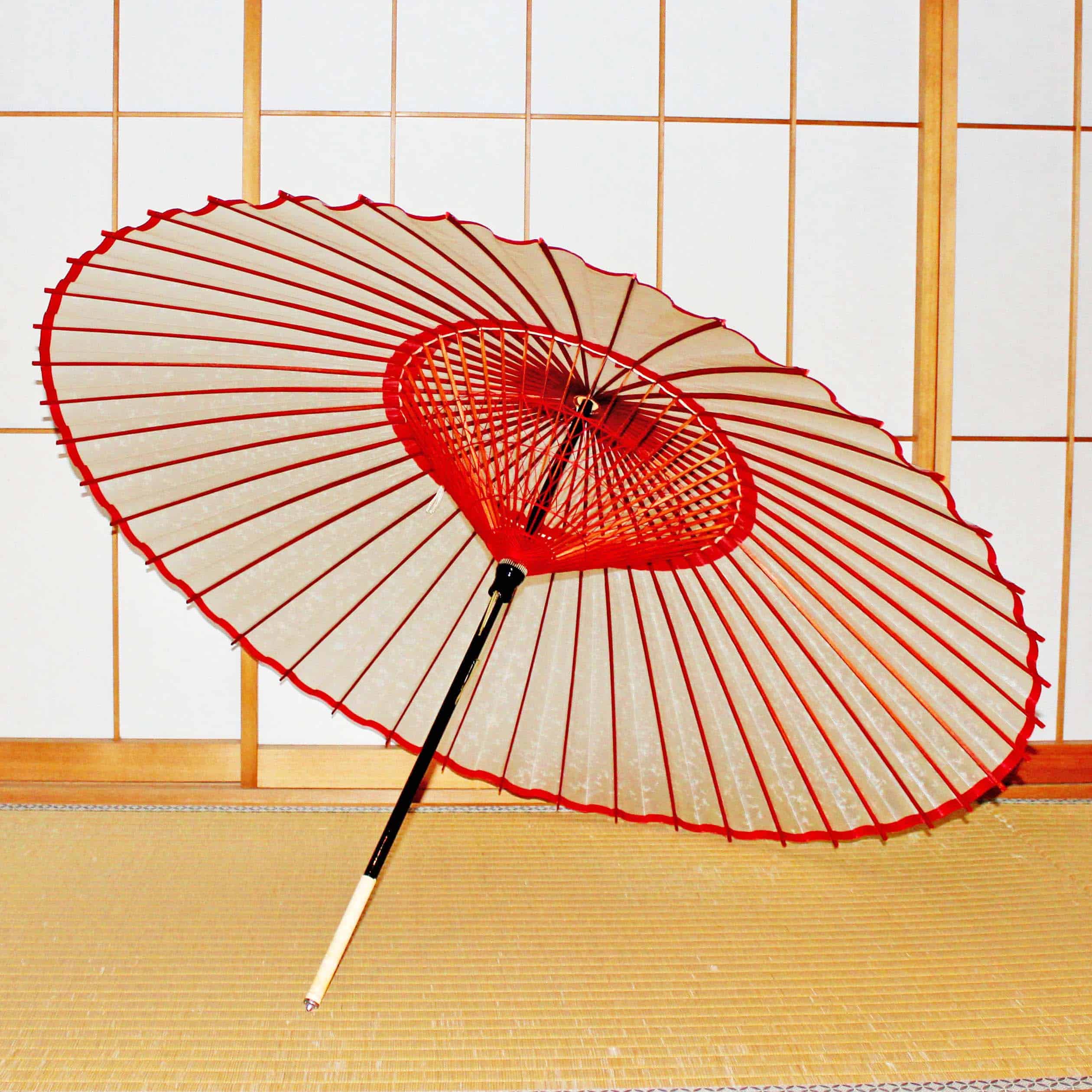 White (Red-edge) / High Quality Paper Parasol