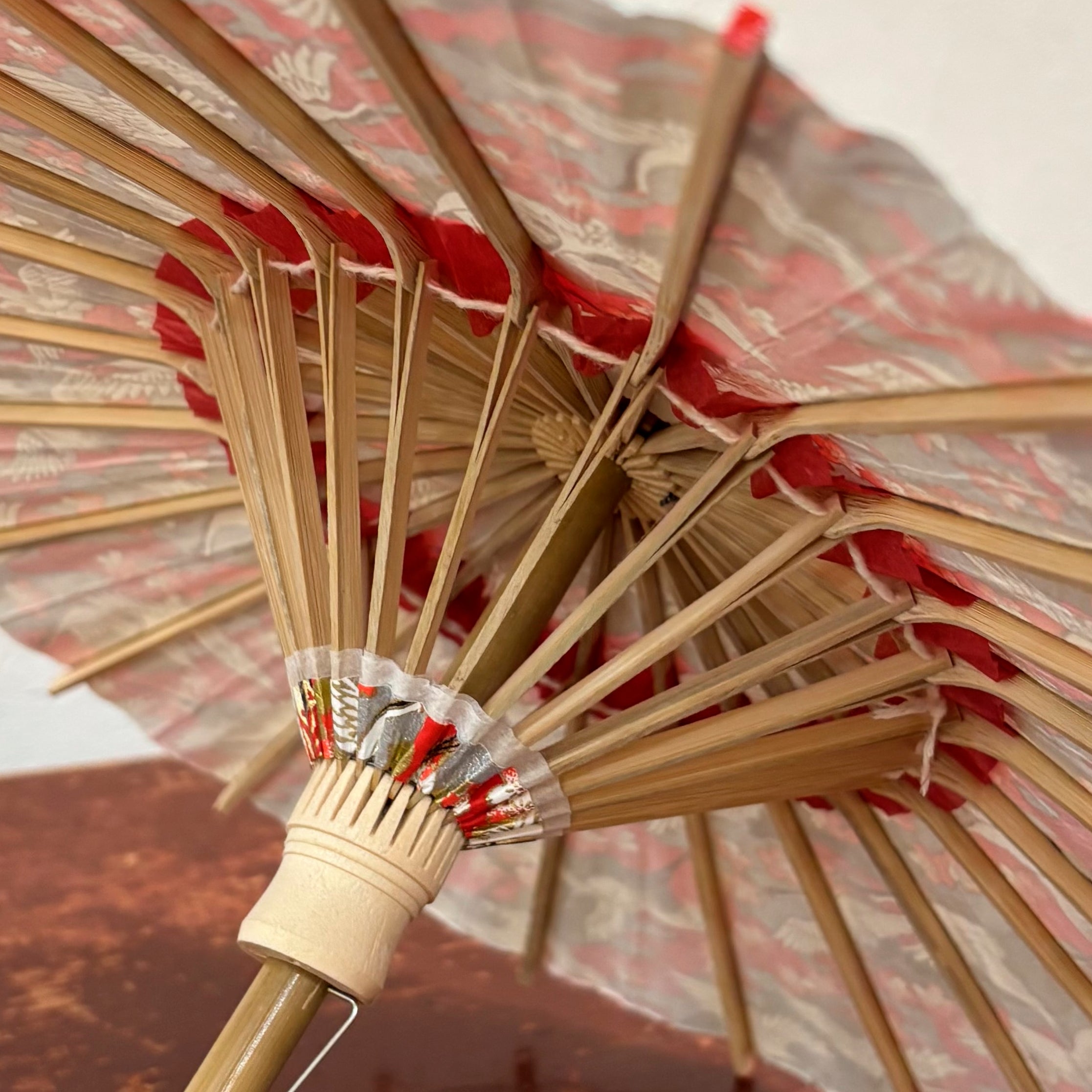 姫和傘 『金彩文様/彩/舞い鶴』