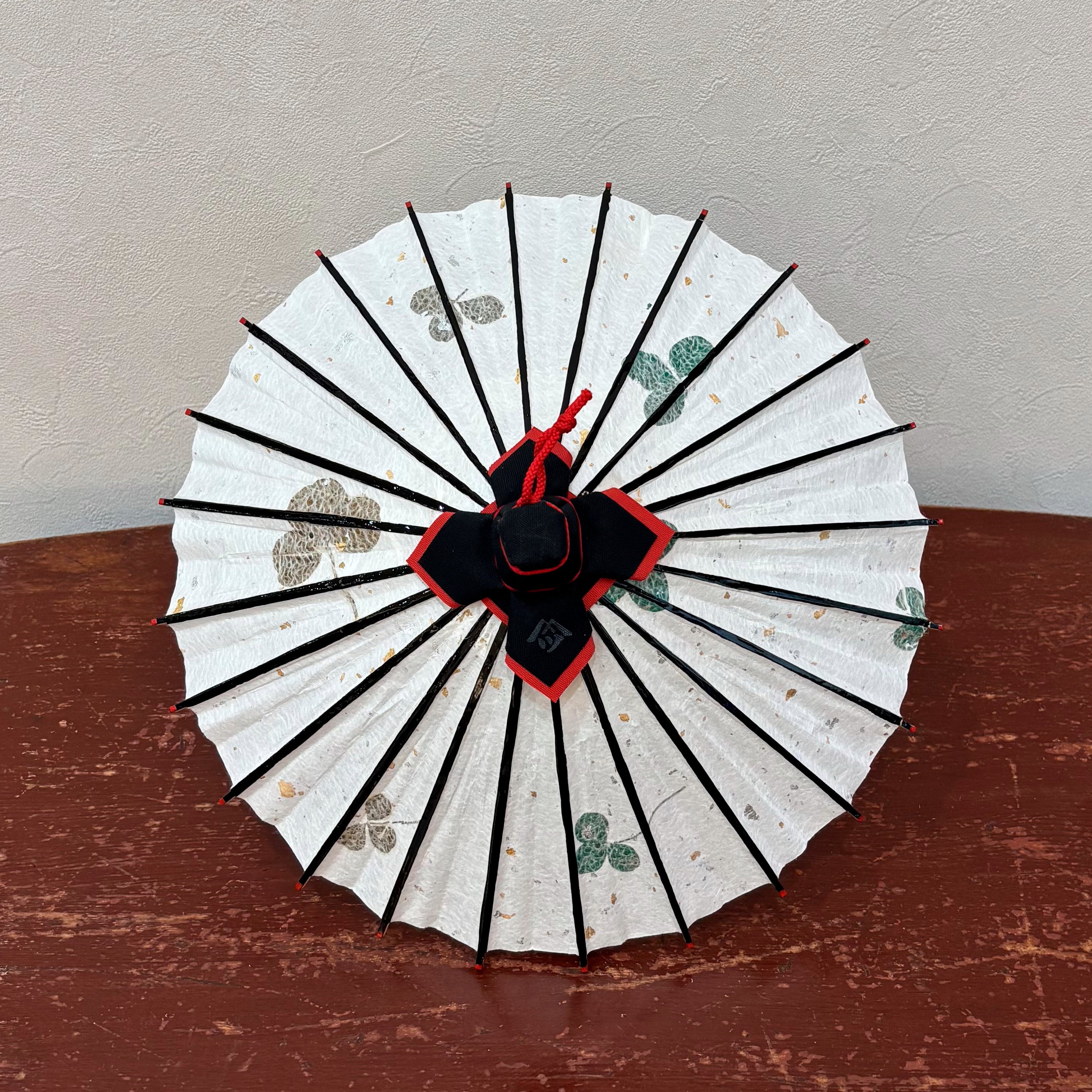 姫和傘 『葉入り/クローバー』