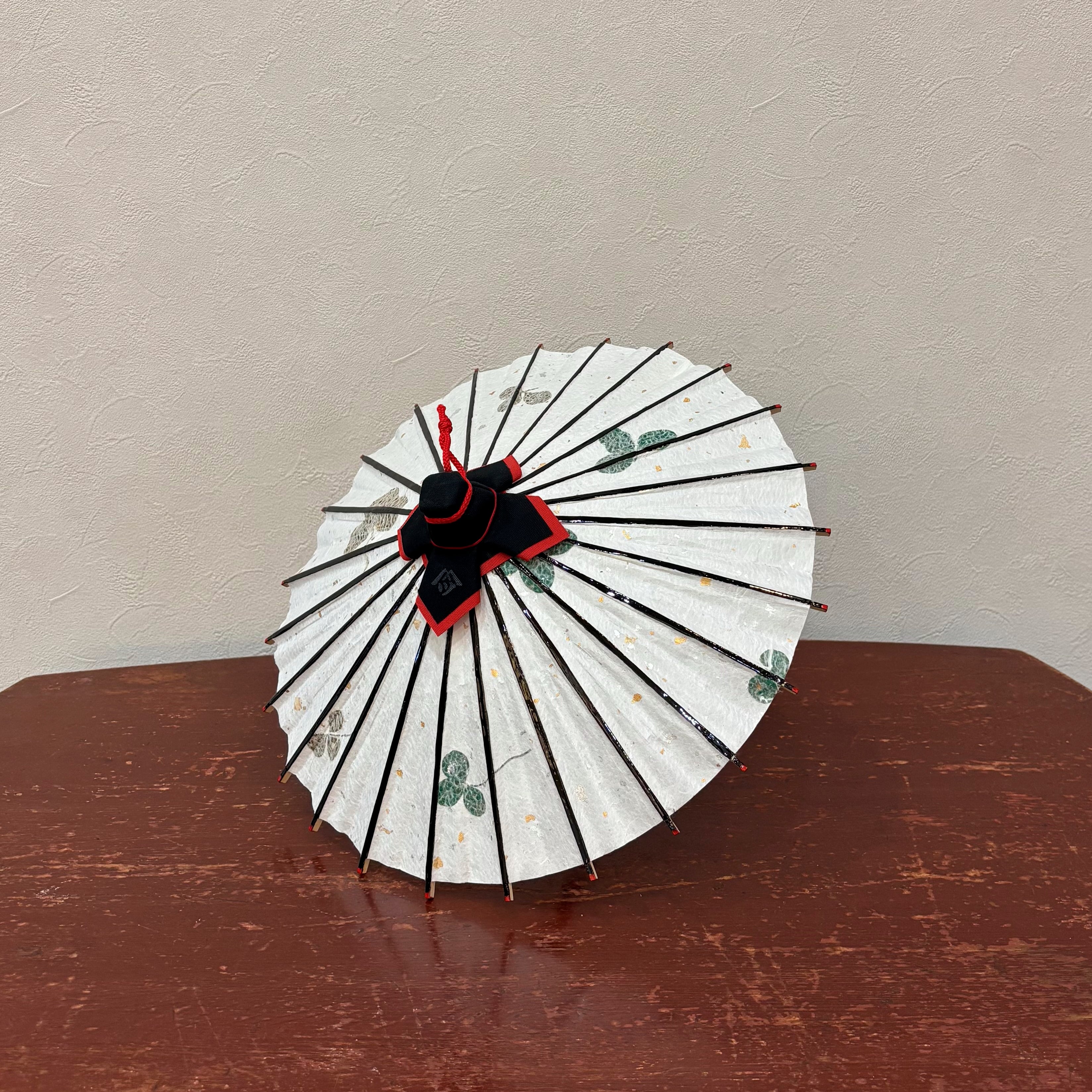 姫和傘 『葉入り/クローバー』