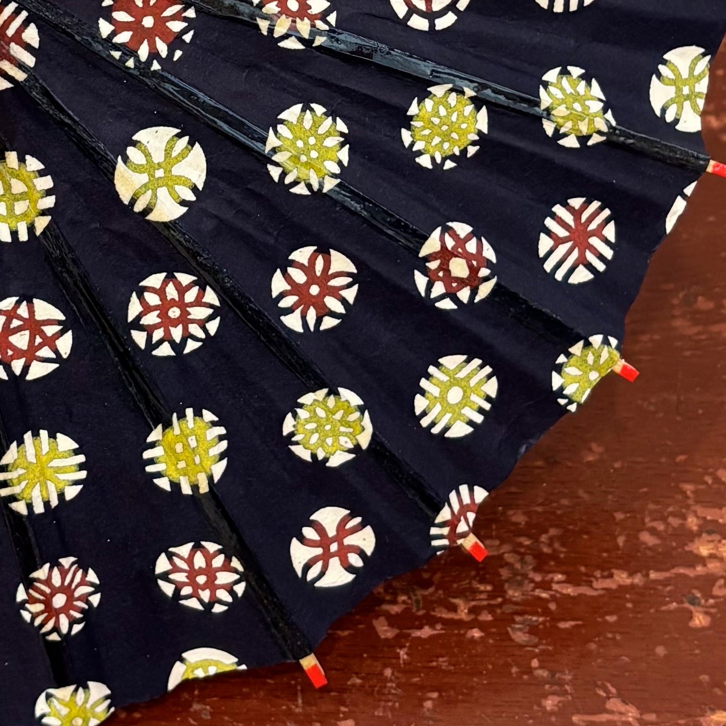 姫和傘 『花紋』紺