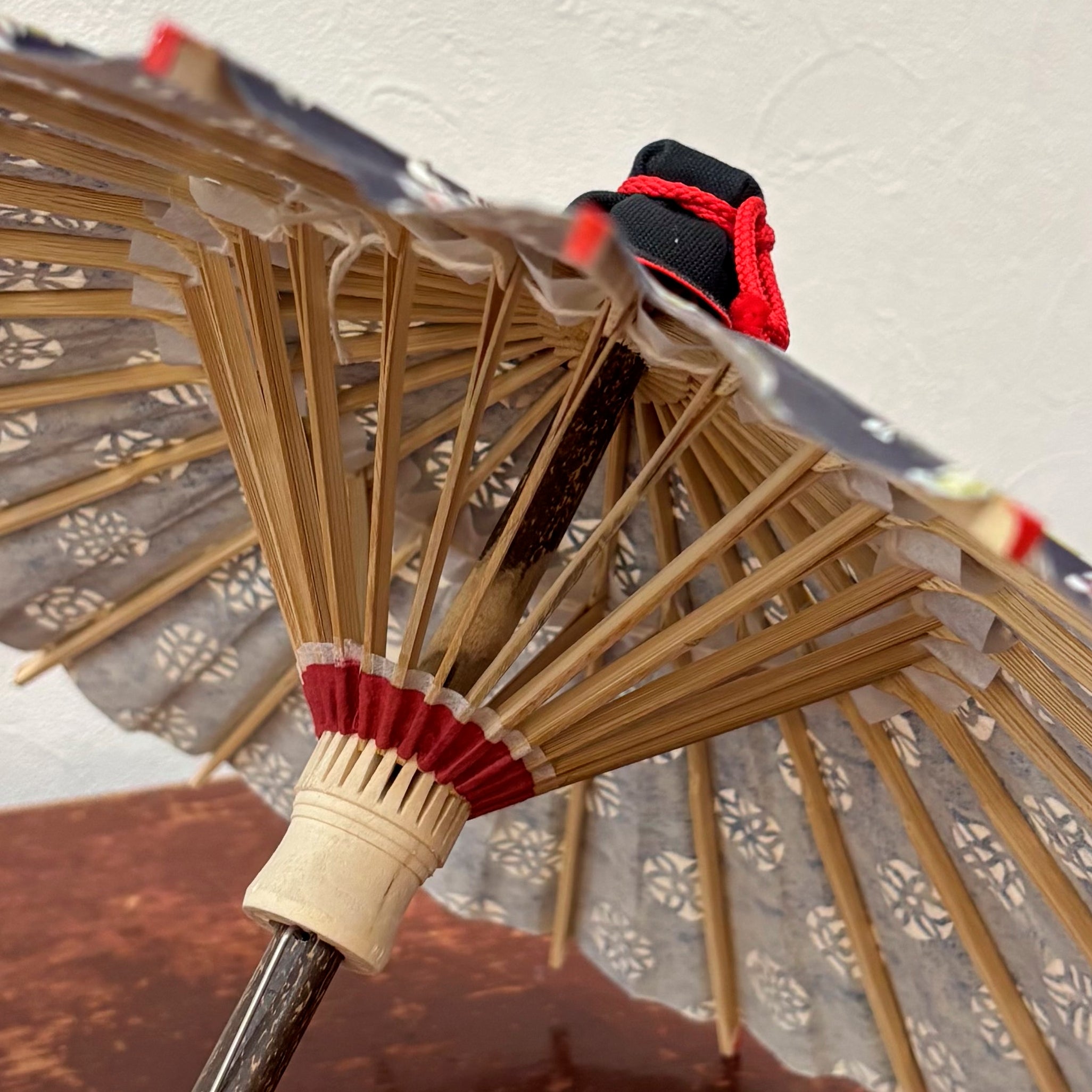 姫和傘 『花紋』紺