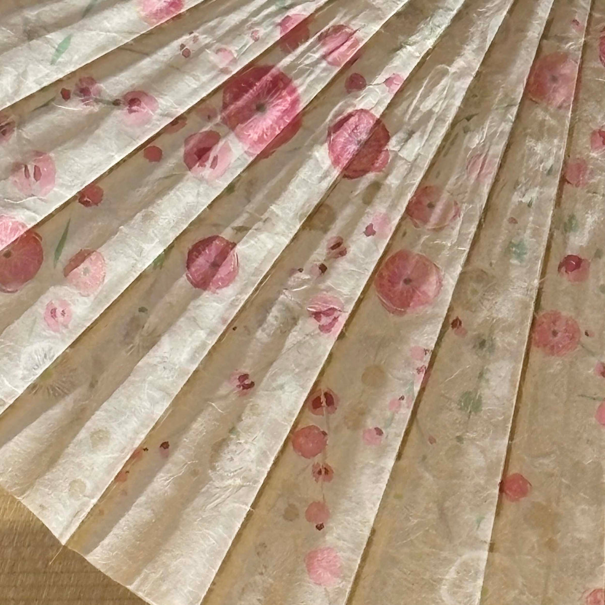 Hand-painted Japanese Parasol “Kobai Hakubai” (Red and White Plum Blossoms)