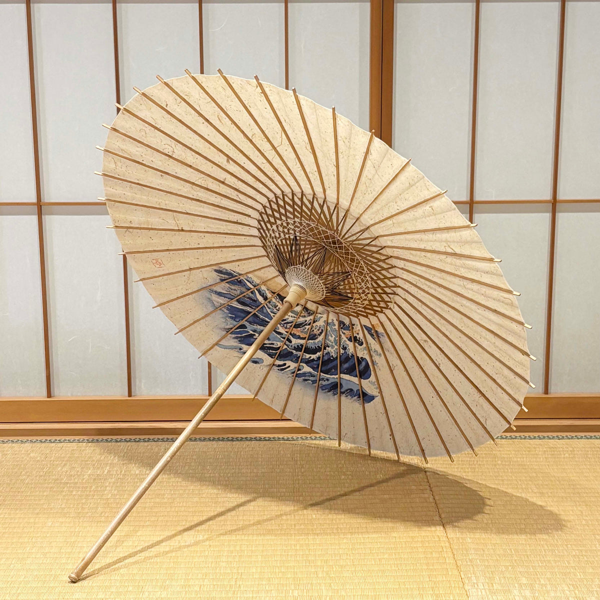 手描き京友禅絵師 葛飾北斎「富嶽三十六景 神奈川沖浪裏」