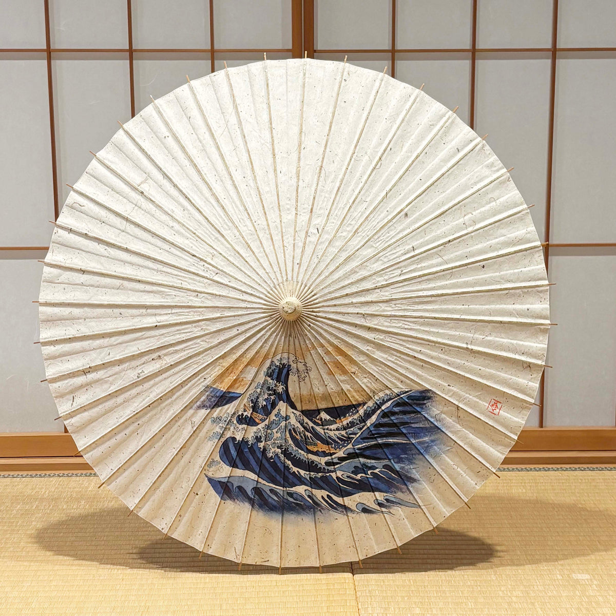 手描き京友禅絵師 葛飾北斎「富嶽三十六景 神奈川沖浪裏」
