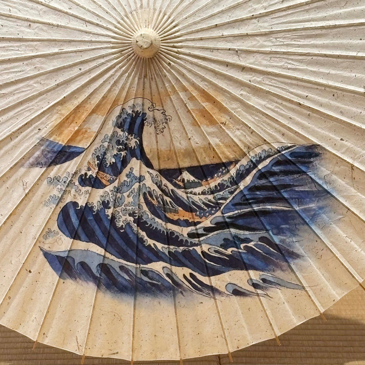 手描き京友禅絵師 葛飾北斎「富嶽三十六景 神奈川沖浪裏」