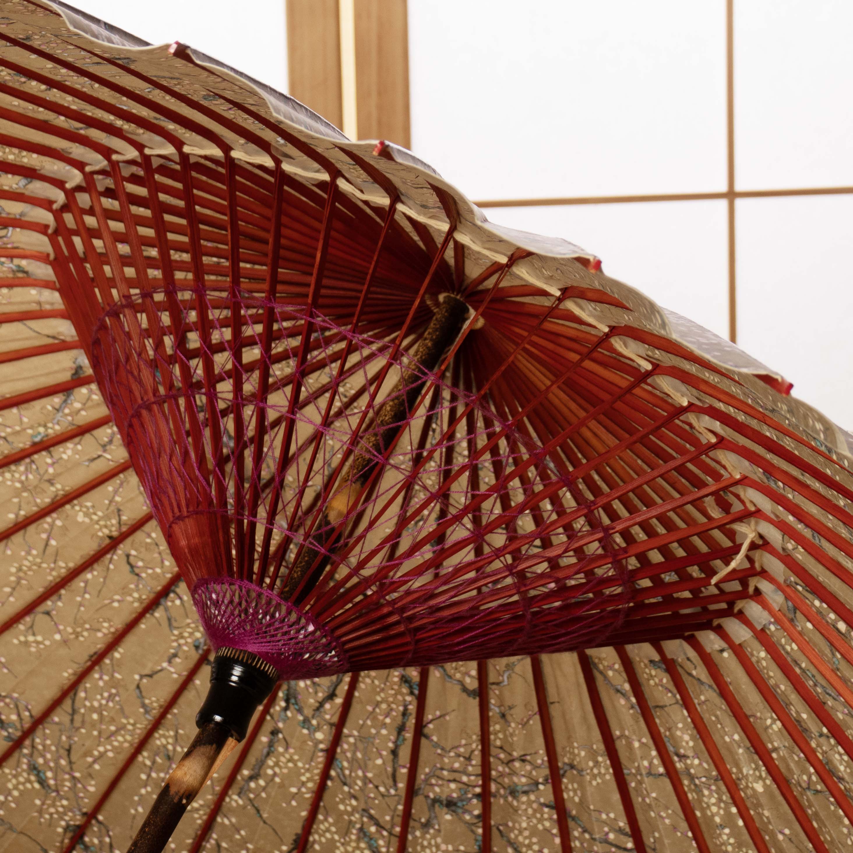 Sky Blue and Ume Nagare / Kinsai Kyo-yuzen