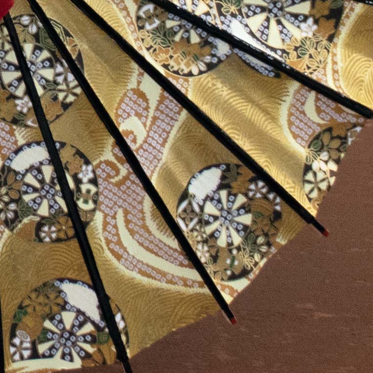 姫和傘 『金彩御所車』