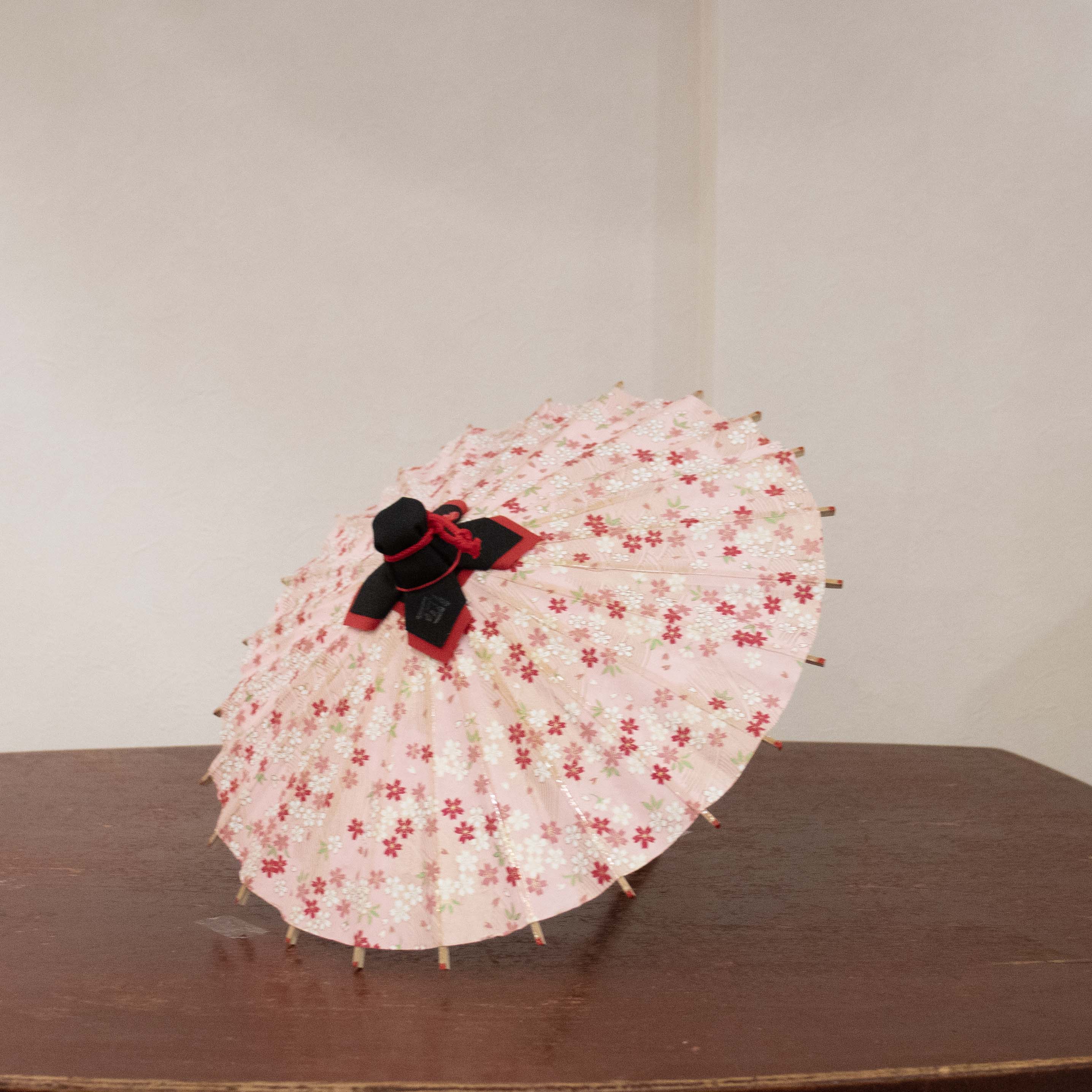 姫和傘 『川面に桜』ピンク