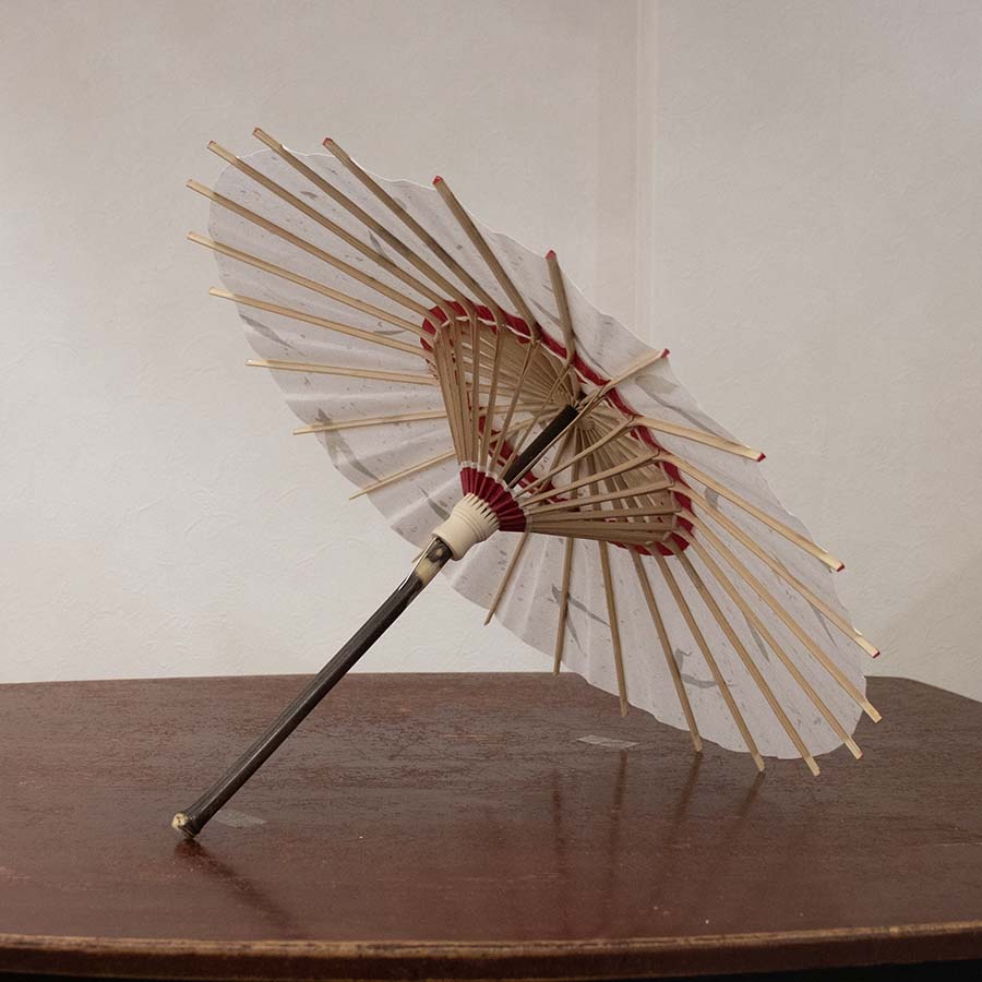 姫和傘 大寸『透かし笹の葉』