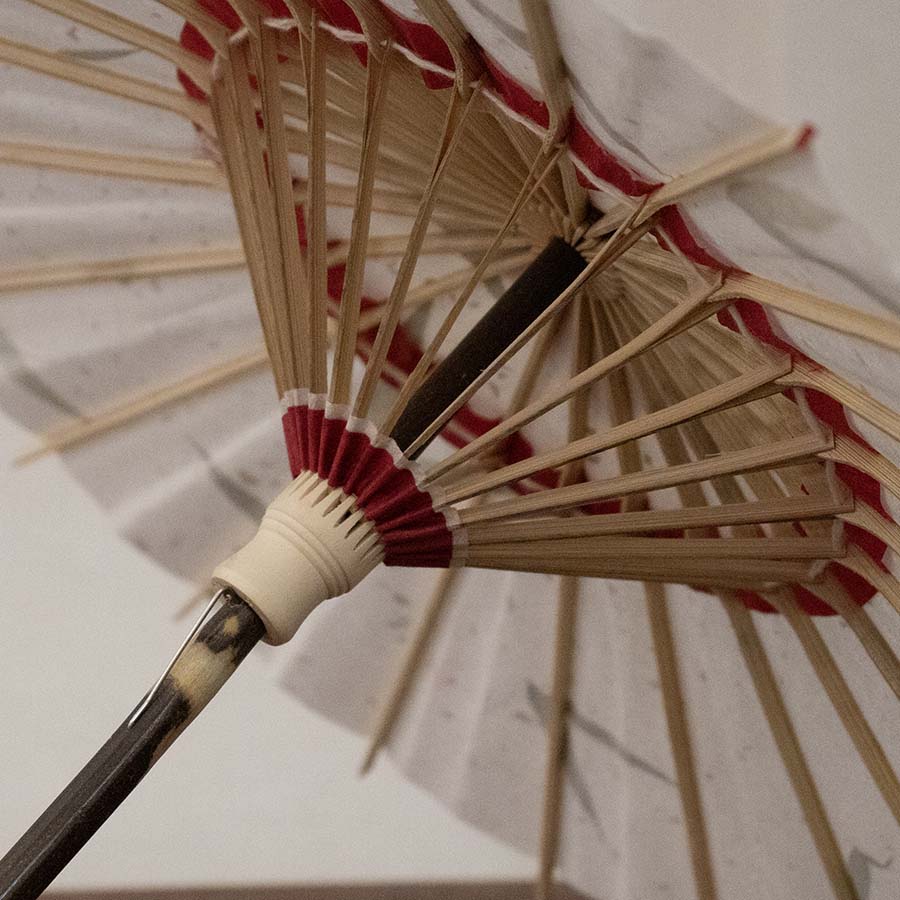 姫和傘 大寸『透かし笹の葉』