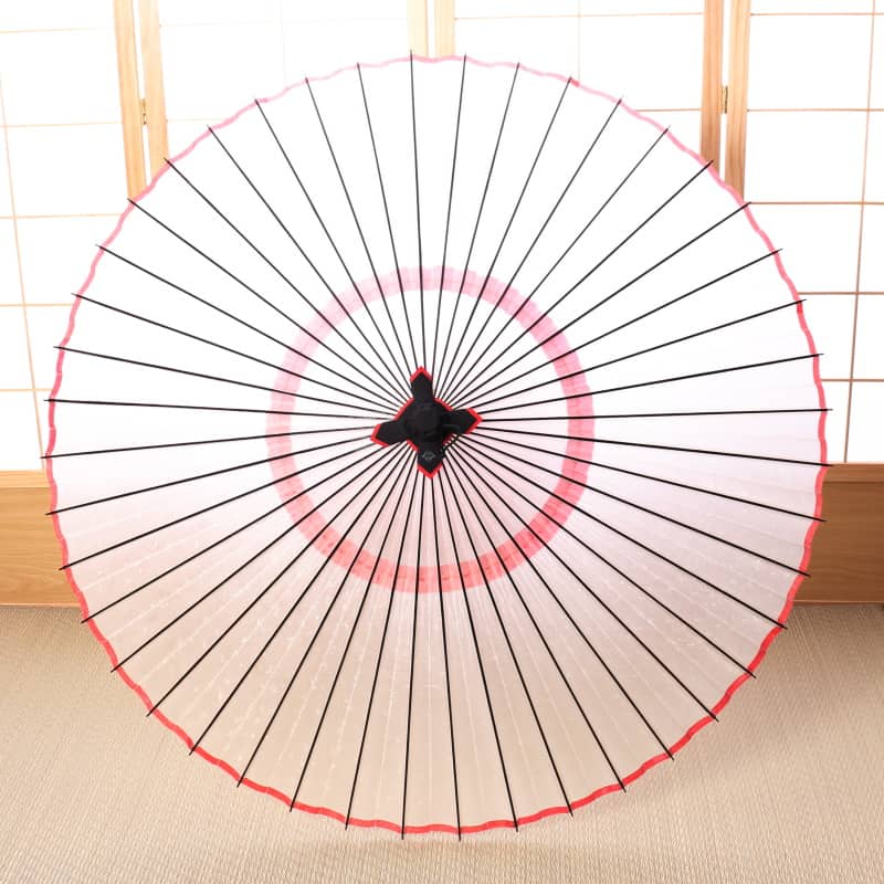 White (Red-edge) / High Quality Paper Parasol