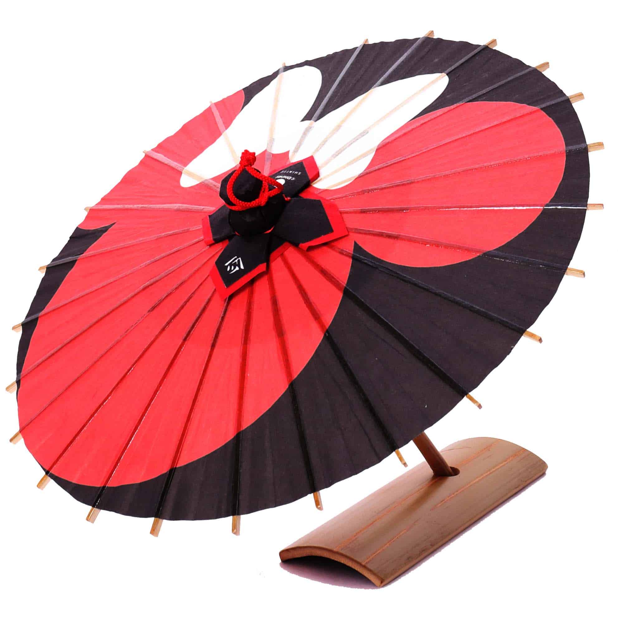 Disney/Kyoto Traditional Crafts Himewa Umbrella ⑥ Minnie Tsukiyakko/Red