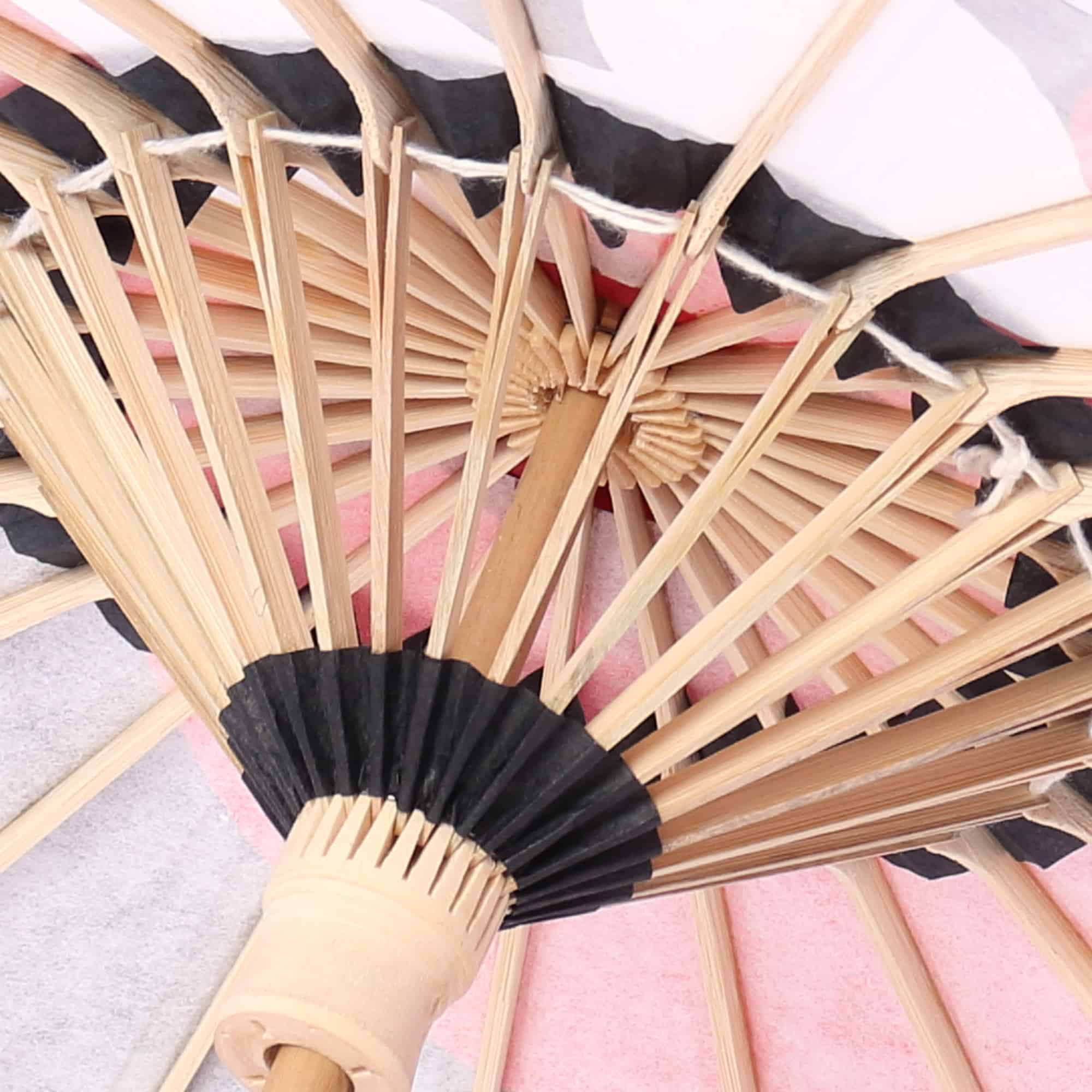 Disney/Kyoto Traditional Crafts Himewa Umbrella ⑥ Minnie Tsukiyakko/Red