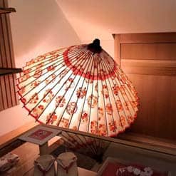 おはりばこさん　和傘のインテリア　かわいらしい蛇の目傘【
