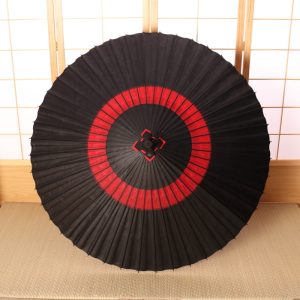 黒赤の和傘