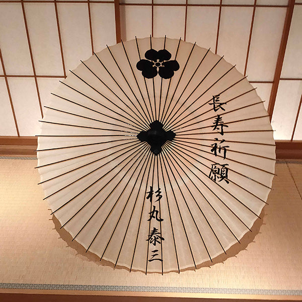 162 Garden display - Kyoto Wagasa parasol shop Tsujikura