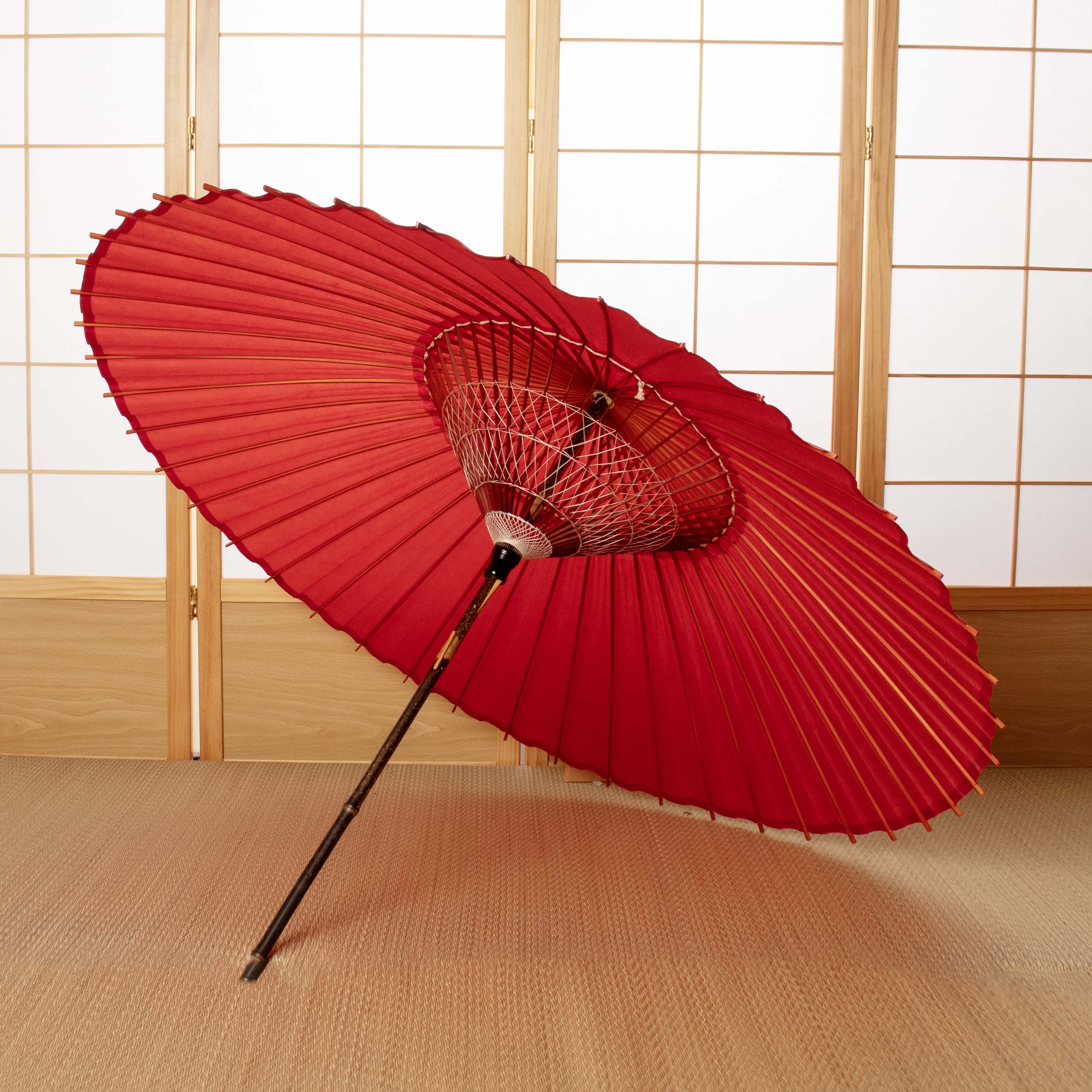 辻倉特撰無地 黒竹 銀朱