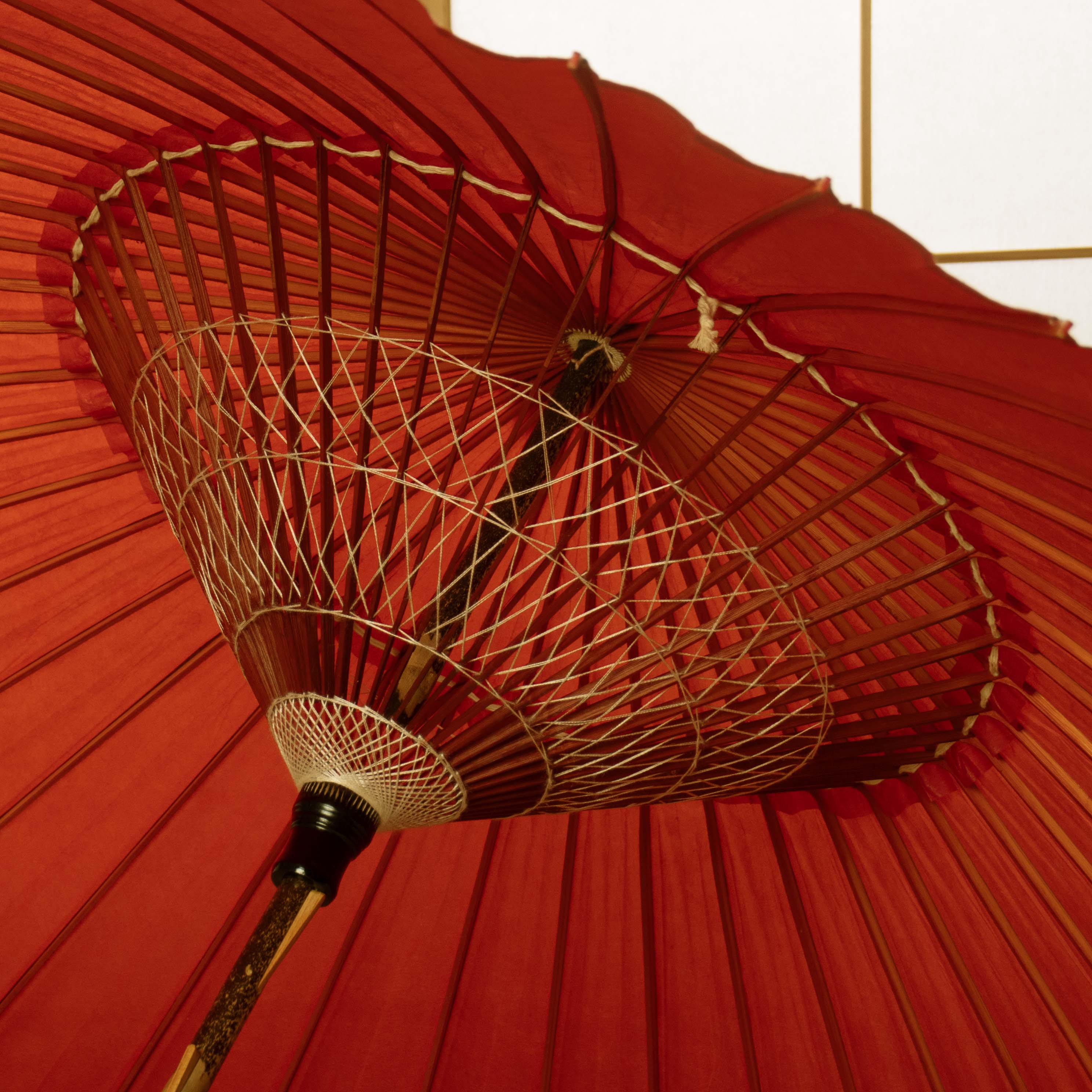 辻倉特撰無地 黒竹 銀朱