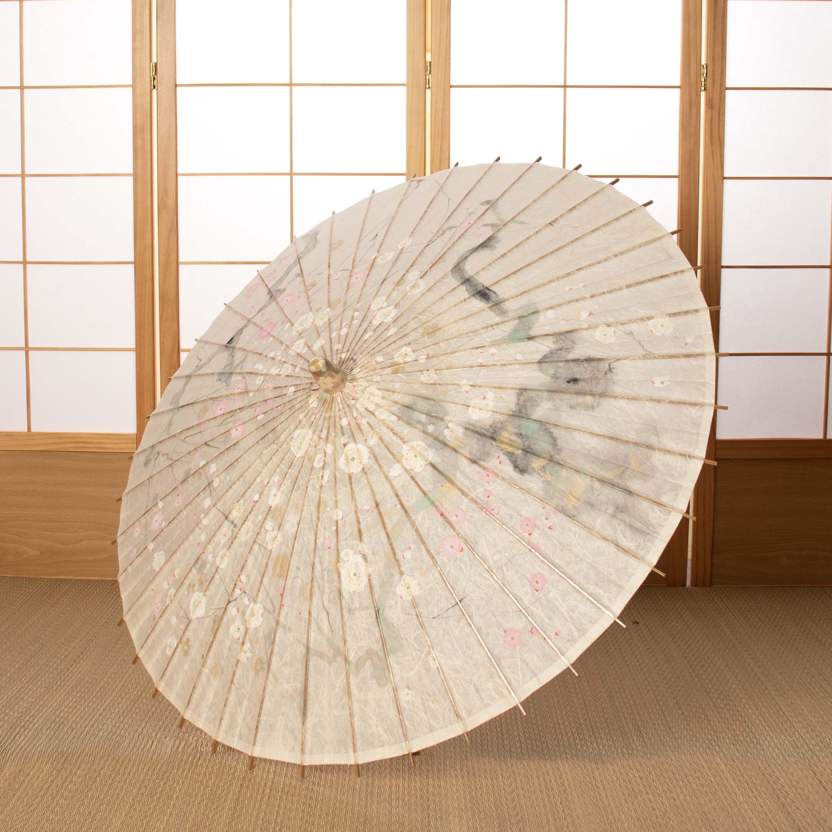 伊藤若冲 | 仙人掌 群鶏図 | 日傘 - 日本最古の京都和傘屋 辻倉