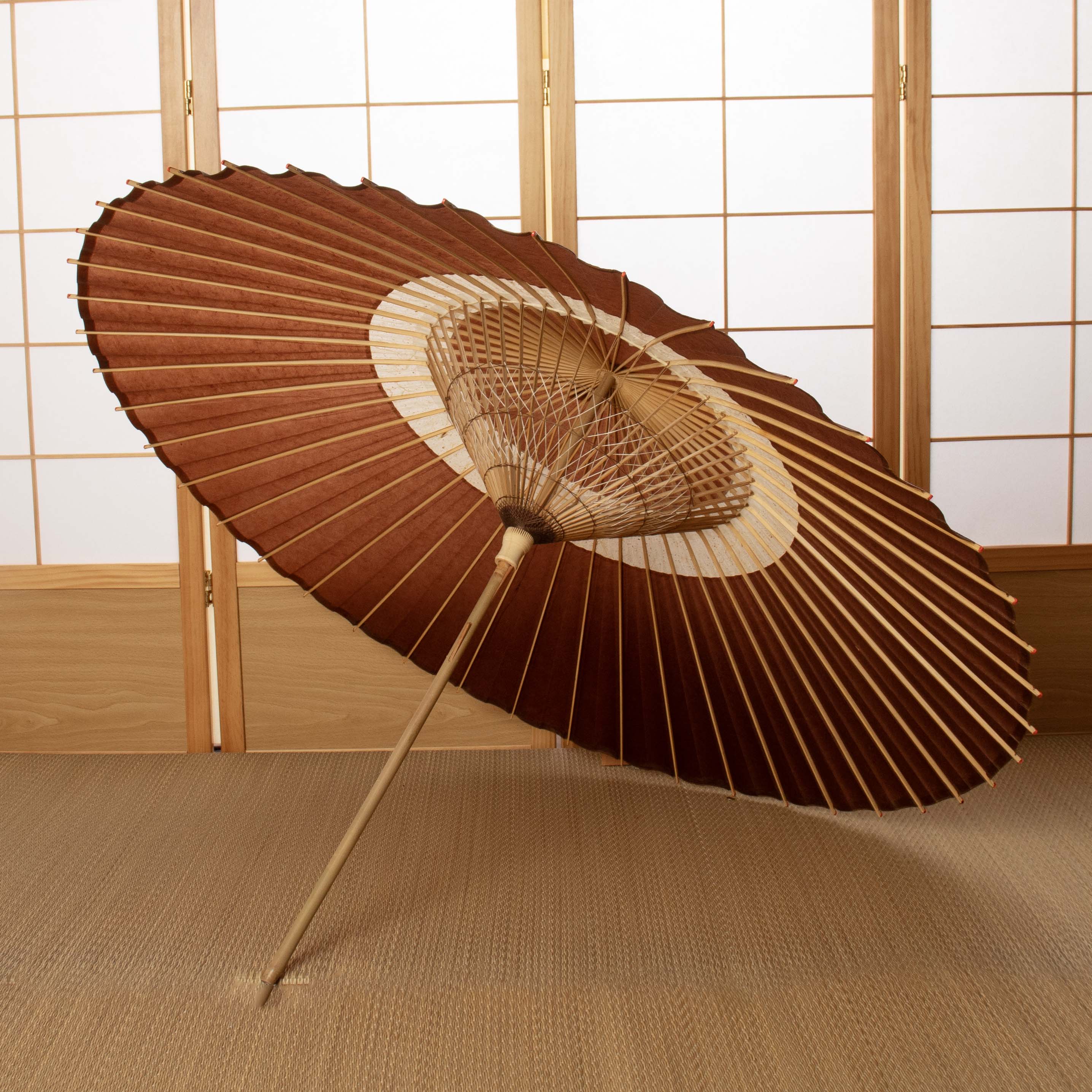 辻倉『極み』蛇の目柄/黒谷 / 団十郎茶